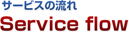 サービスの流れ